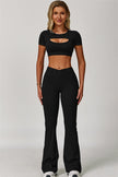 The Lavish Cut-out Crop Top