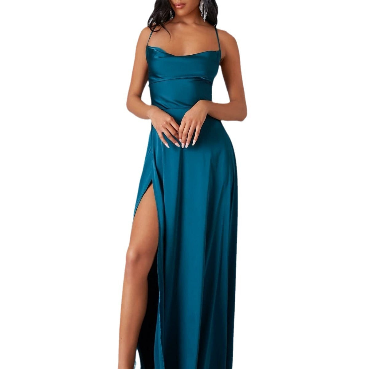 Sexy Slimming Slim Fit Backless Waist-tight Dress