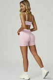 The Prime Line Sports Bra Shorts 2-Piece Set