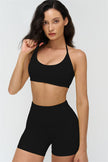 The Stride Halter Sports Bra