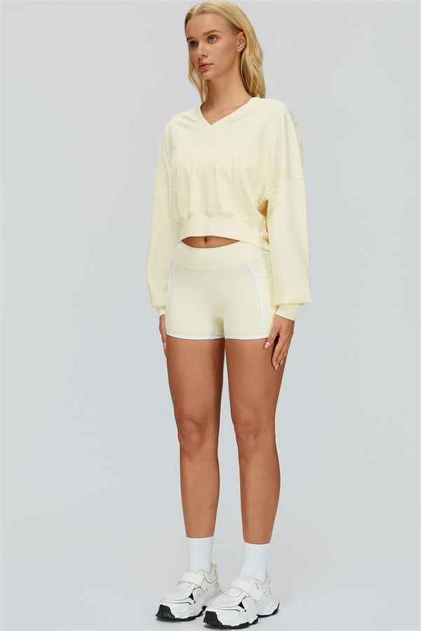 The Whisper V-Neck Hoodie
