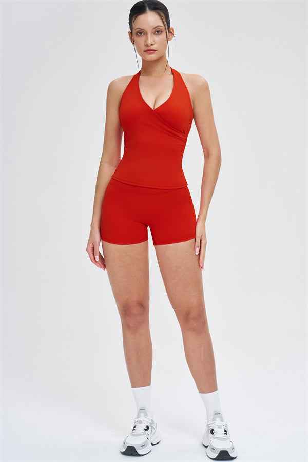 The Stride Crop Top Isabella Shorts 2-Piece Set