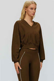 The Whisper V-Neck Hoodie