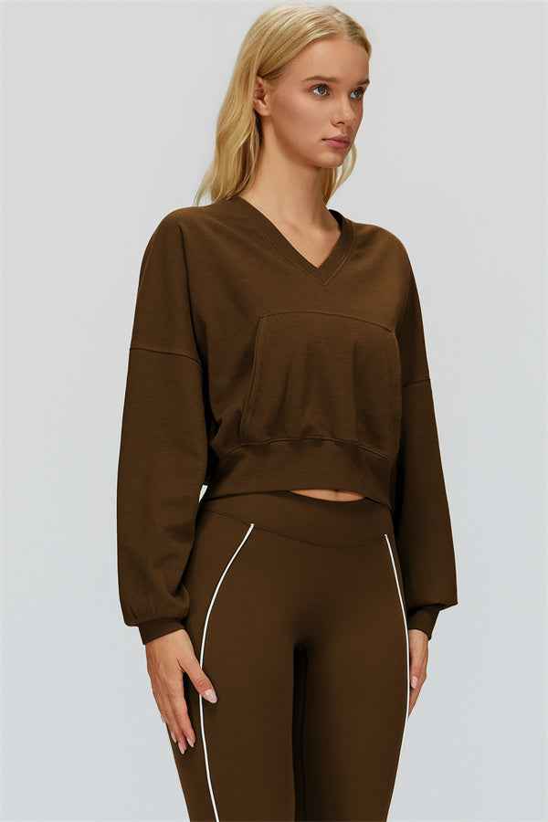 The Whisper V-Neck Hoodie