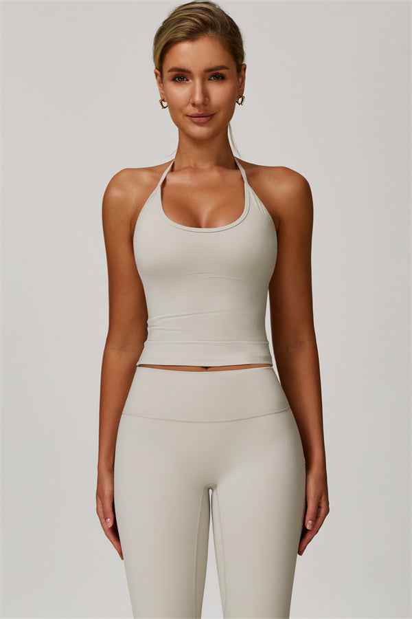 The Surge Halter Crop Top Leggings 2-Piece Set