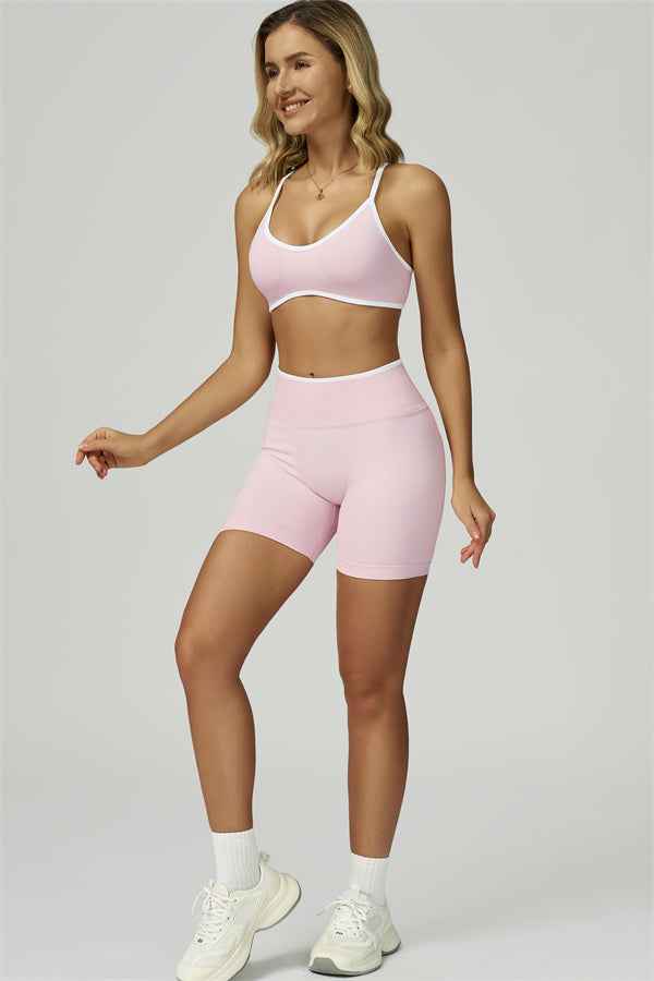 The Prime Line Sports Bra Shorts 2-Piece Set