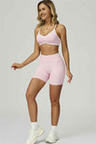 The Prime Line Sports Bra Shorts 2-Piece Set