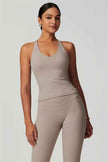 The Enigma Cross Back Vest Leggings 2-Piece Set