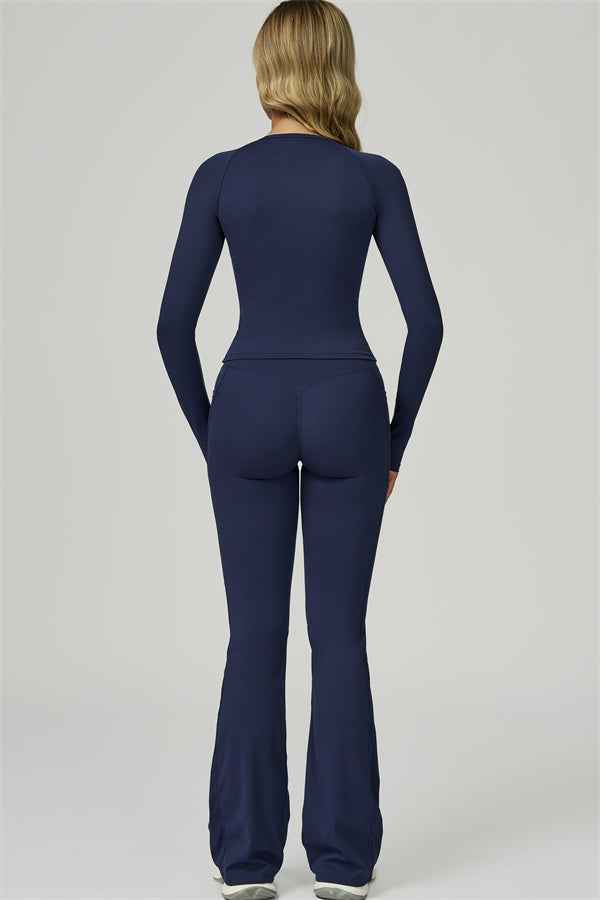 The FlexFit Active Top Flared Leggings 2-Piece Set