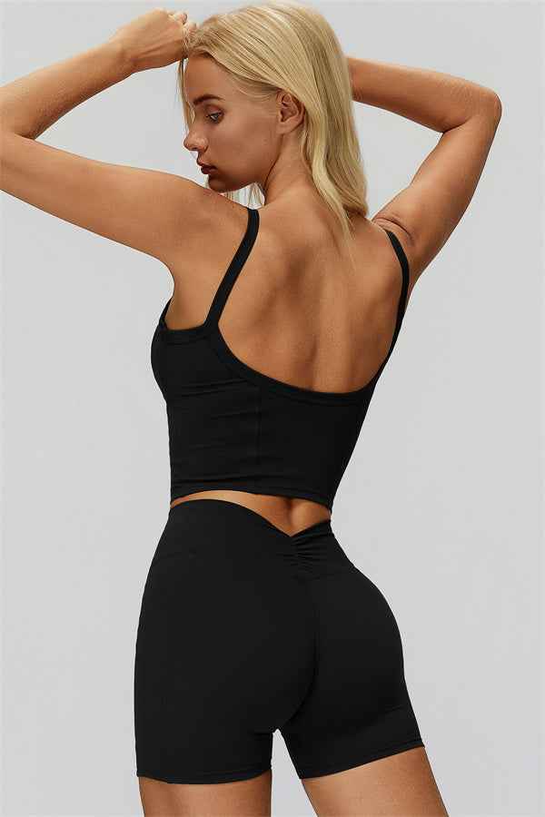 The Fyra Crop Tank Shorts 2-Piece Set
