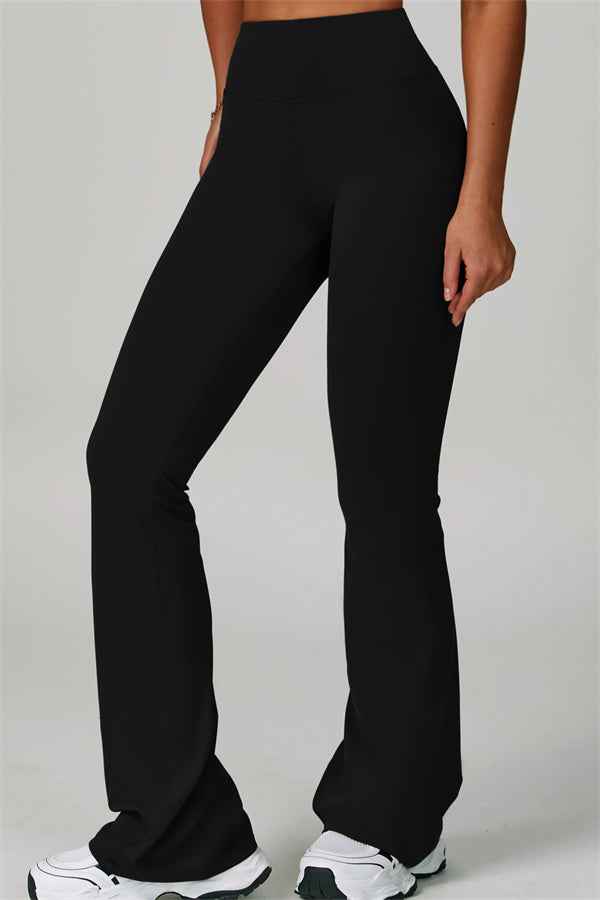 The Bold Cross Back Sports Bra Flared Leggings 2-Piece Set
