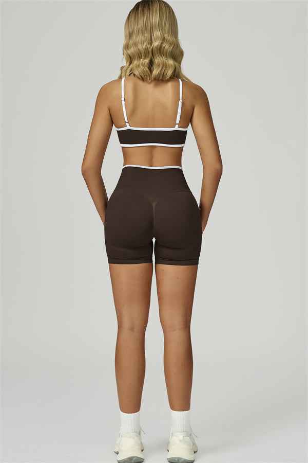 The Prime Line Sports Bra Shorts 2-Piece Set