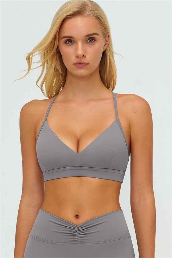 The Lushness Y-Back Sports Bra Shorts 2-Piece Set