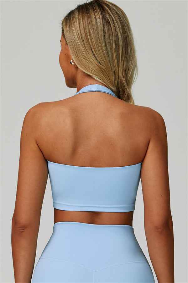 The Seraphine Halter Crop Top Shorts 2-Piece Set