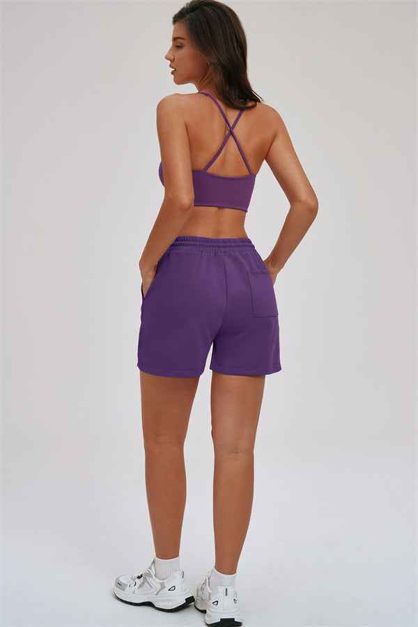 The Kinetic Cross Back Sports Bra
