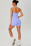 The Solid Halter Tank Top