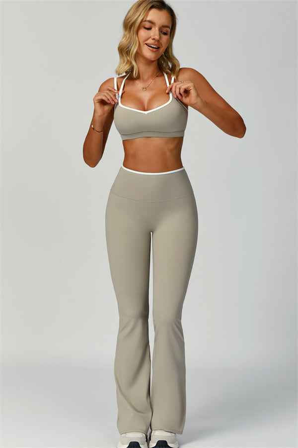 The Quest Sports Bra Flared Leggings 2-Piece Set