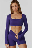 The Reign Long Sleeve Crop Top
