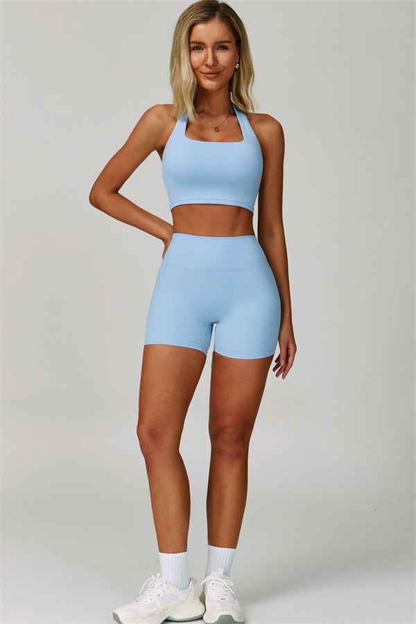 The Seraphine Halter Crop Top