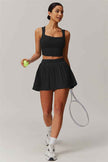 The Balance Crop Top Tennis Skirt 2-Piece Set