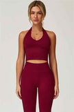 The Delight Halter Top Leggings 2-Piece Set