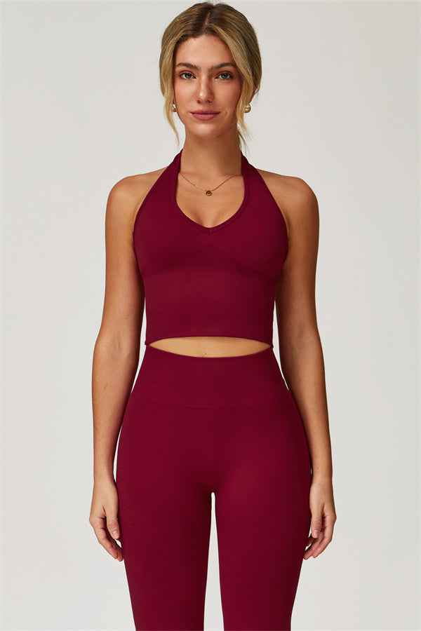 The Delight Halter Top Leggings 2-Piece Set