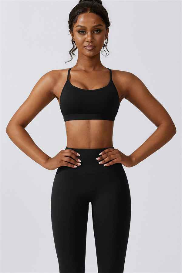 Juno Star Sports Bra Leggings 2-Piece Set