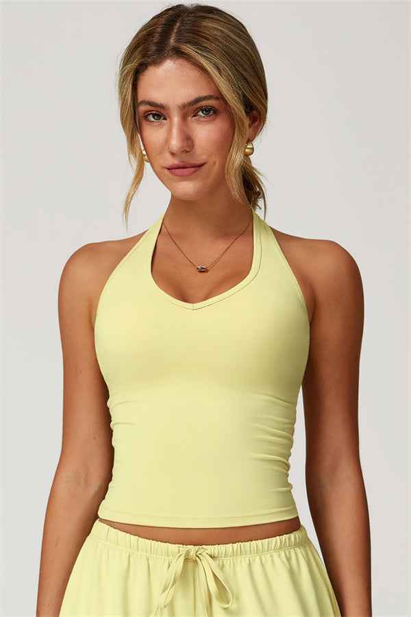 The Sprint Halter Tank Top Sweatpants 2-Piece Set