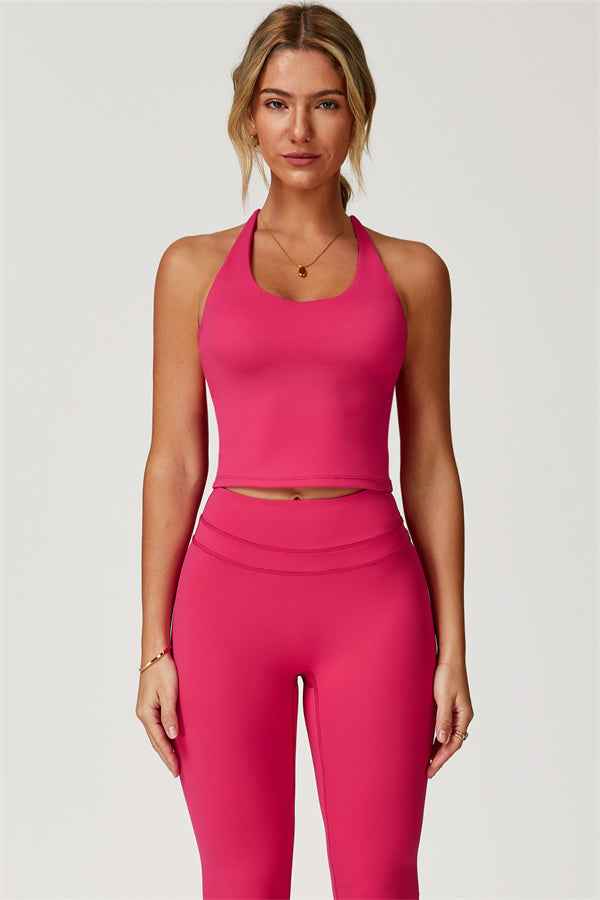 The Enigma Cross Back Vest Leggings 2-Piece Set
