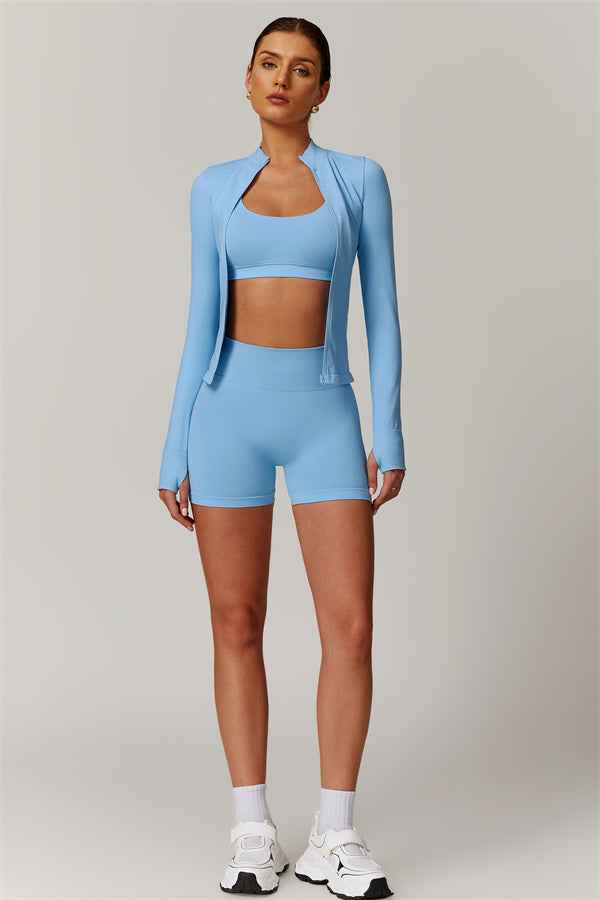 The Blossom Jacket Shorts 2-Piece Set