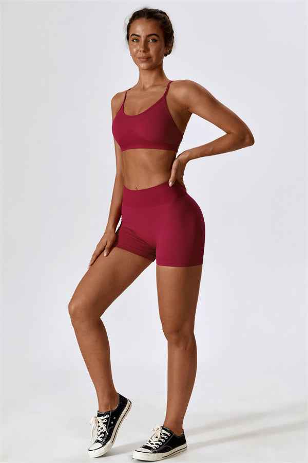 Nova Luxe Sports Bra Shorts 2-Piece Set