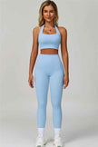 The Seraphine Halter Crop Top