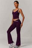 The Stamina Tank Top Flared Leggings 2-Piece Set