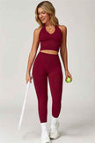 The Delight Halter Top Leggings 2-Piece Set