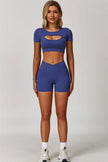 The Lavish Cut-out Crop Top