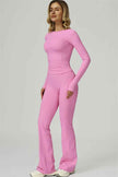 The FlexFit Active Top Flared Leggings 2-Piece Set