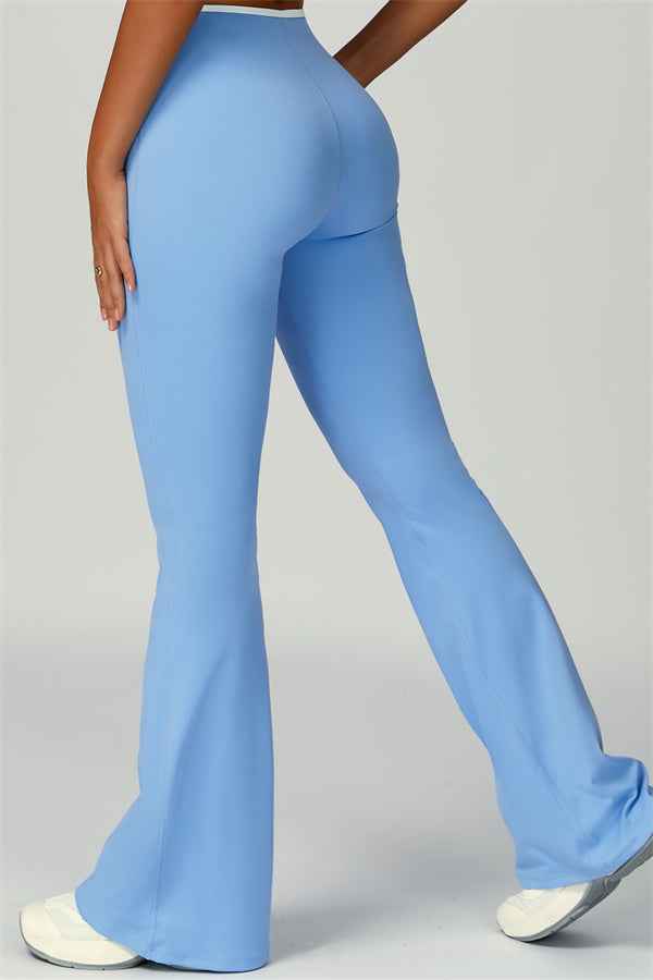 The Skyline Tie Top Flared Leggings 2-Piece Set