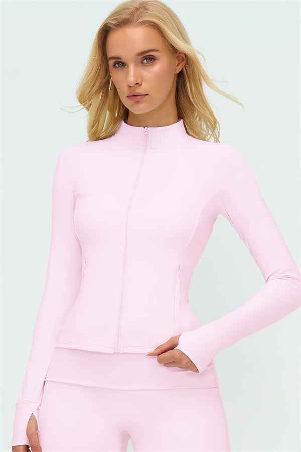 The Twirl Zip Jacket Sports Bra New Straight Leg Pants 3-Piece Set