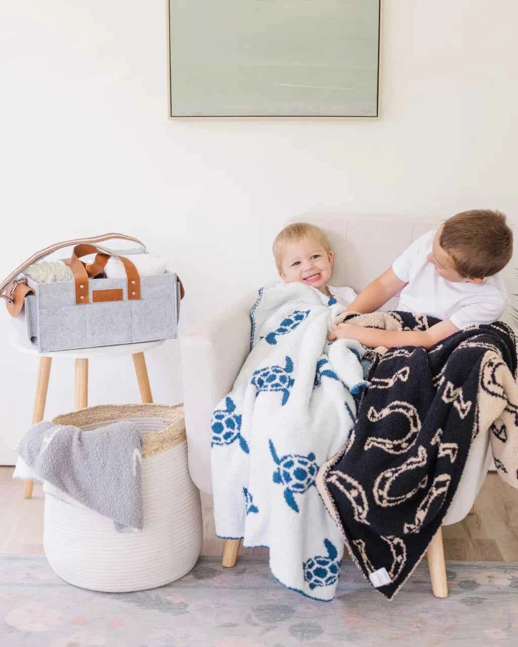 Saddle Down Baby Blanket
