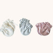 Organic Charmeuse Silk Baby Mittens