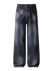 BLACK WASH BAGGY DENIM