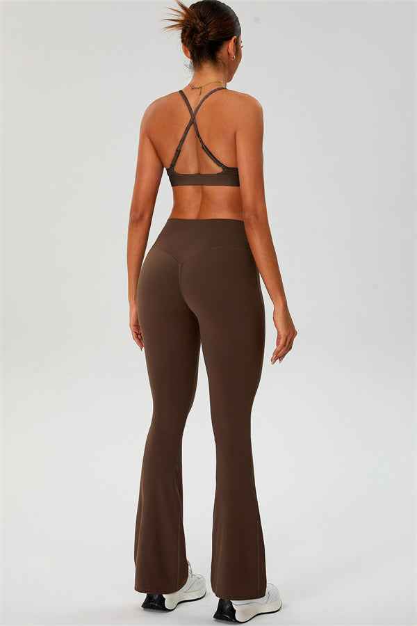 The Ember Sports Bra Flared Leggings 2-Piece Set