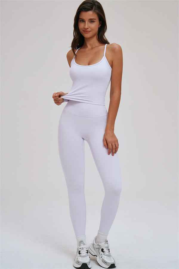The Svelte Cross Back Tank Top Leggings 2-Piece Set