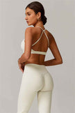 The Delicate Sports Bra Flared Leggings 2-Piece Set
