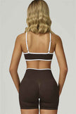 The Prime Line Sports Bra Shorts 2-Piece Set