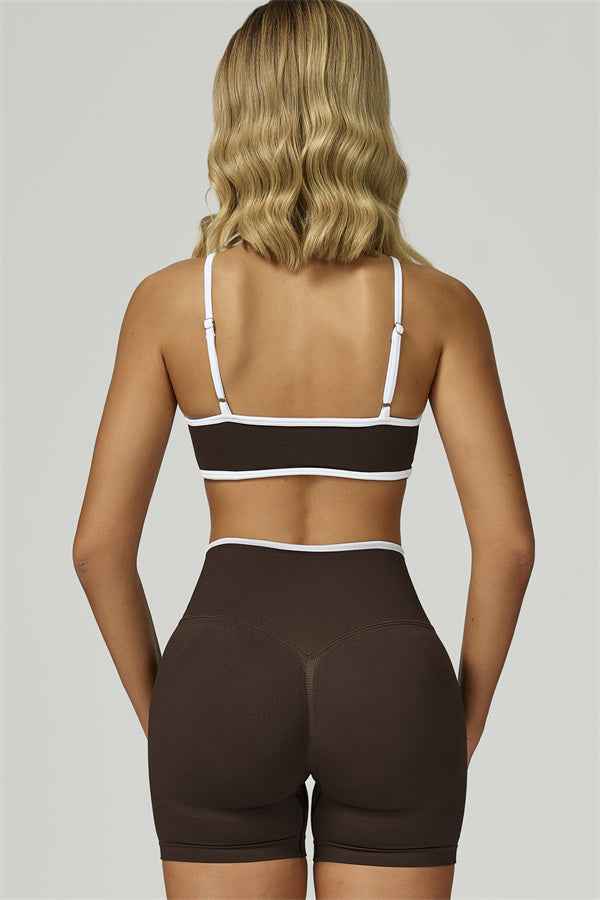 The Prime Line Sports Bra Shorts 2-Piece Set