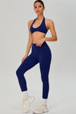 The Solid Sports Bra Leggings 2-Piece Set