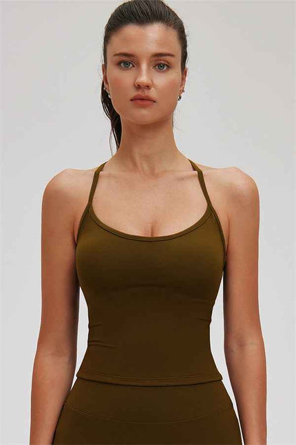 The Svelte Cross Back Tank Top