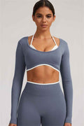 The Elevate New Long Sleeve Crop top