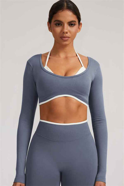 The Elevate New Long Sleeve Crop top